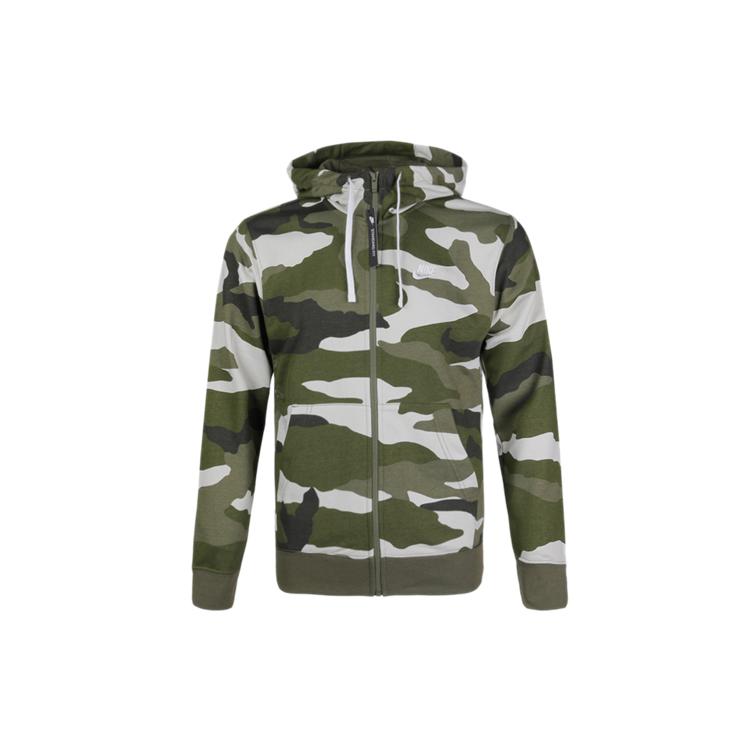 Куртки Nike Мужские Зеленый Камуфляж С Капюшоном Умеренный Другое BV2821-222 XL