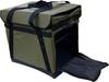 AS2OV Nylon Polycarbonate Folding Container Tote Khaki Bag,