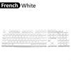 104 Pcs Universal Mechanical Keyboard Keycaps ABS OEM Height Backlit Portuguese Arabic Spanish French German For  Gaming Office