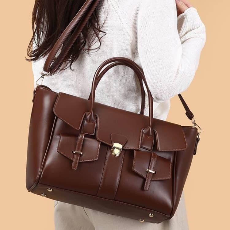 Retro Portable Messenger Business Women's Bag