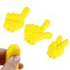 Cute Yellow Finger Car Antenna Topper Eva Decorative Car Topper Balls 10cm