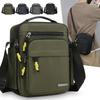 Large Capacity Men's Shoulder Bag Multi-Layer Handbag Oxford Business Crossbody Bag