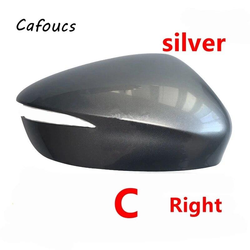 1pcs Car Wing Side Rearview Mirror Cover Cap Shell For Mazda CX-3 CX3 2013- CX-5 CX5 2015 2016