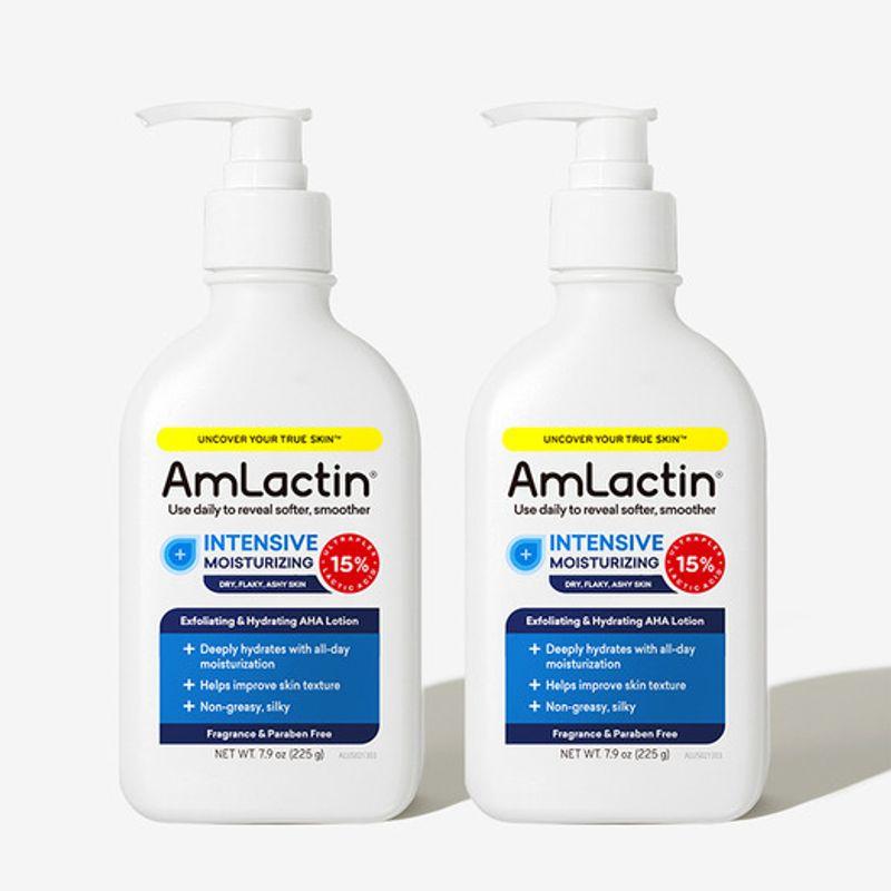 AmLactin [Набор из 2 шт.] M-Lactin Лосьон с молочной кислотой 15% 225 г Set - Intensive 15% + Intensive 15%