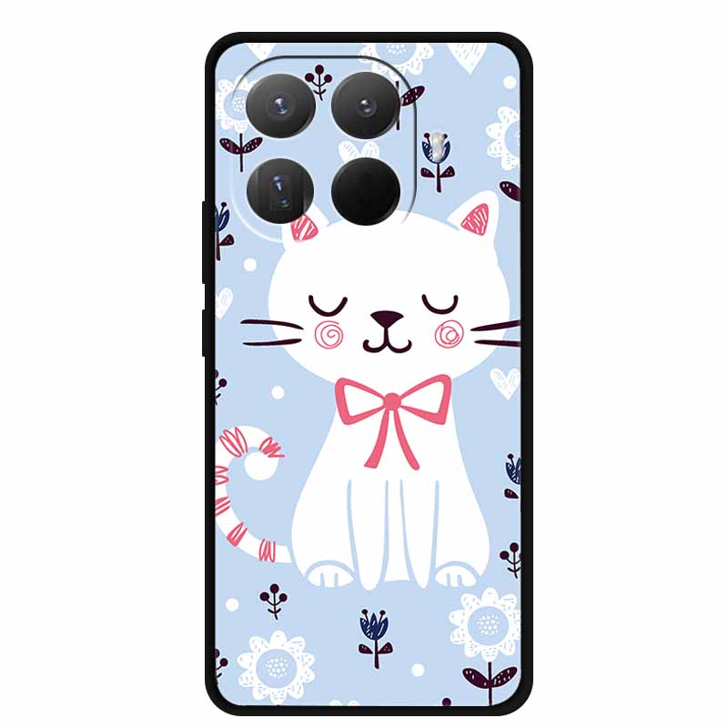 3D TPU Case For Xiaomi 15T 15 T 5G Relief Flowers Coque Embossed Blossoms Funda Silicone Soft Back Phone Cover For Xiaomi15T