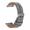 Cinturino Orologio in Pelle Scamosciata 18mm 19mm 20mm 21mm 22mm 24mm Grigio Vintage Cinturino di Ricambio Cinturino da Polso Cuciture a Mano Cinturino Orologio