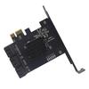 PCIE 1X/4X SATA3.0 Controller Card 6 Port 6Gbps PCIE SATA3.0 Expansion Card PCIE to SATA3.0 Controller PCIE GEN3 RTL9100VB Chip