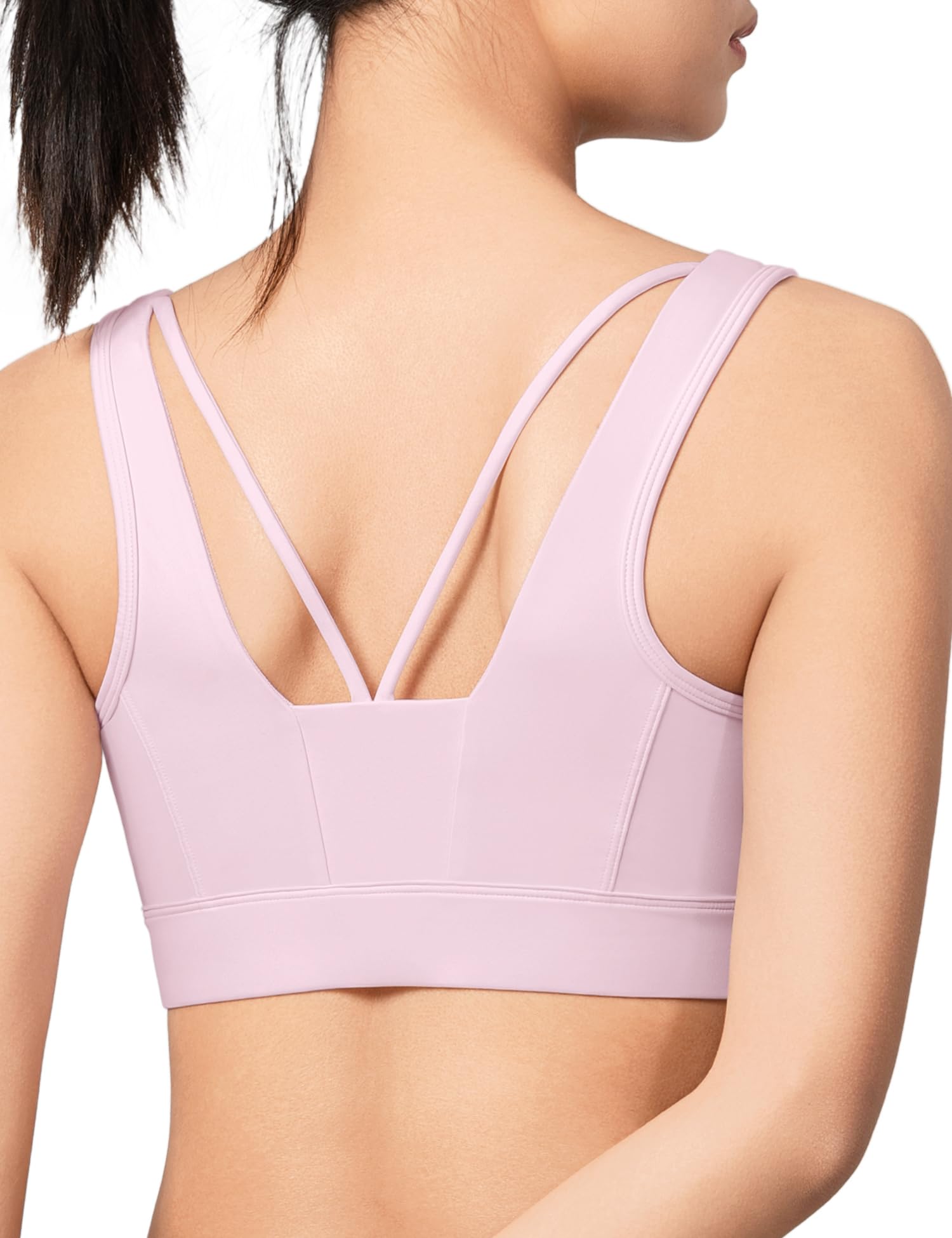 

Yvette Sports High Plus Stylish Integrated for and Size Women s Non-Slip Bra, Front-Opening, Support, Sizes, U-Back, Sweat-Wicking, Quick-Drying, Cup,