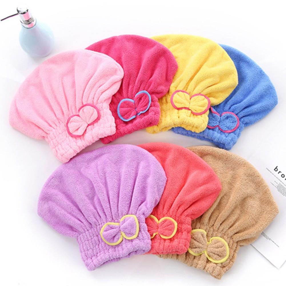 

Hair Hat Microfiber Soft 6 Colors Absorption Water жёлтый