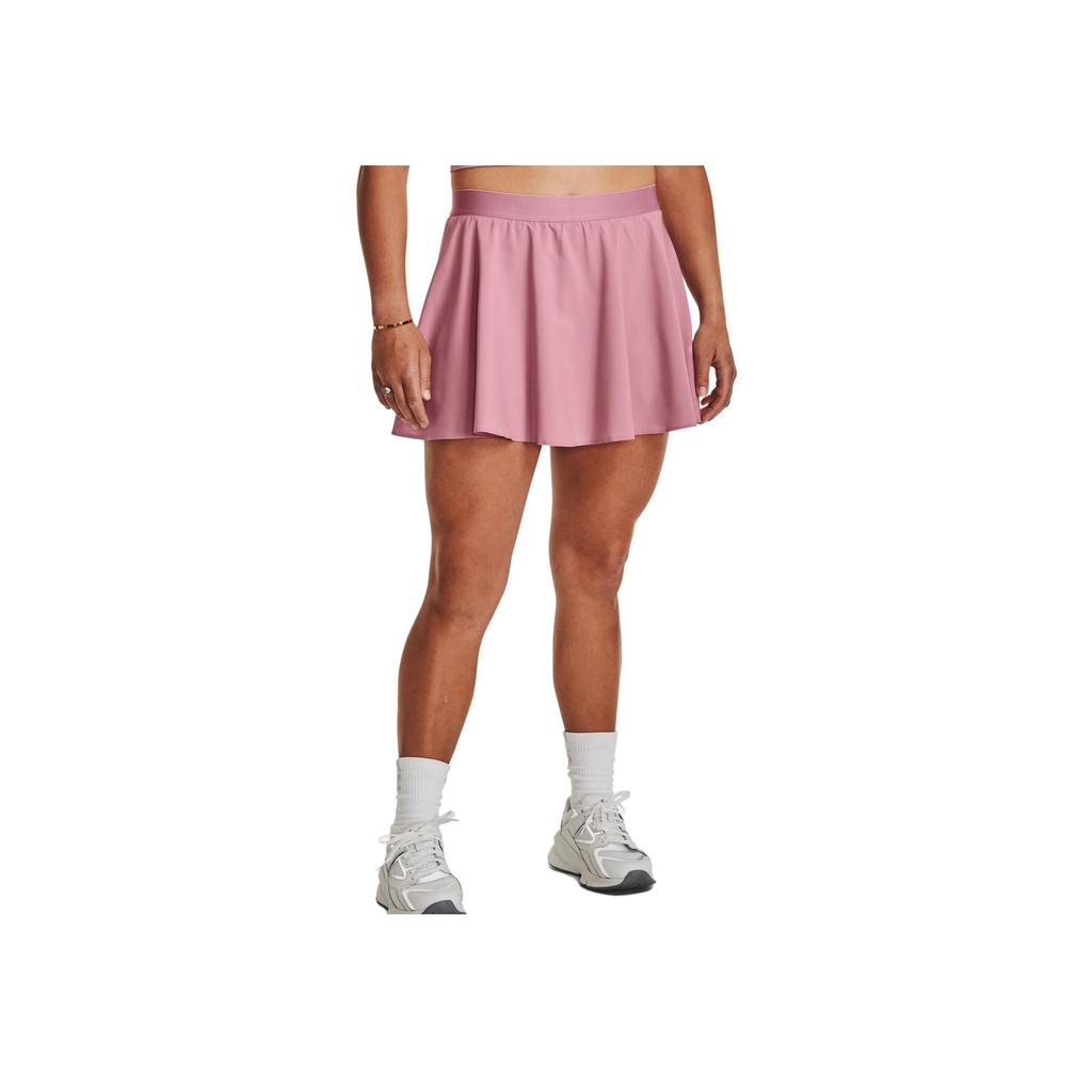 Under Armour Solid Color Pleated Sports Casual Skirt Women skirts Pink 1383582-697