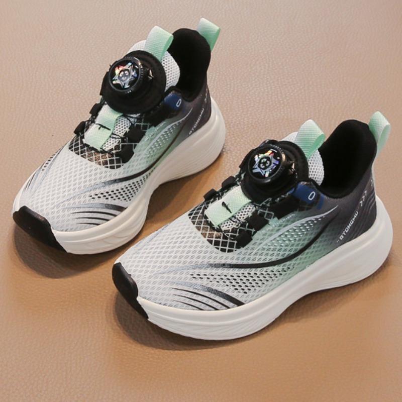 Children's Lightweight Sports Shoes Breathable Hollow Casual Shoes Boys' Single Mesh Shoes Soft Sole Non-slip Running Shoes