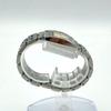 Used 984 New Battery BALENCIAGA Balenciaga Watch Square Quartz Ivory Stainless Steel Silver Ladies