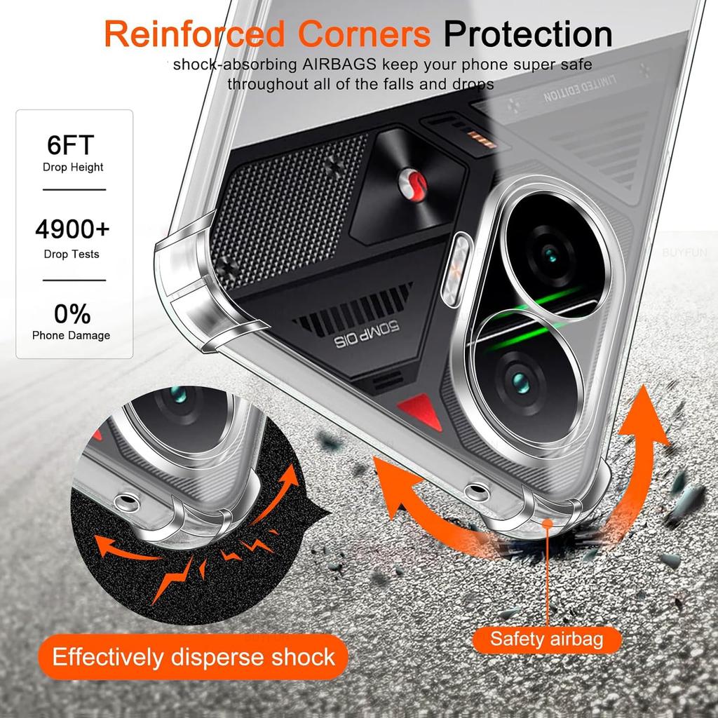 PocoF7 Shockproof Silicone Soft Case For Xiaomi Poco F7 F 7 5G Global 25053PC47G,25053PC47I 6.83" Clear Ultra-Thin Cover Shell