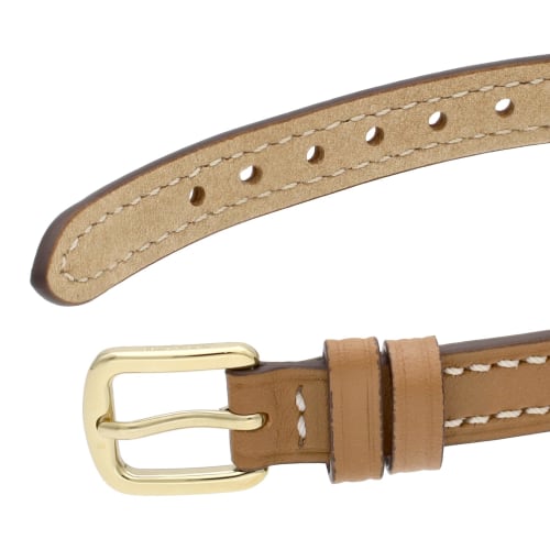 Coach CADIE Women's 28mm Watch with White Pearl Dial, Stainless Steel, and Quartz Movement, Brown, 14504028