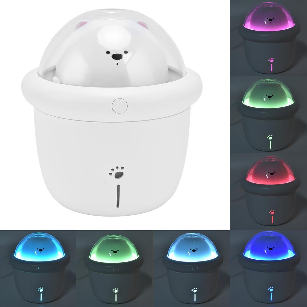 200 ml süßer Luftbefeuchter im Haustier-Design, intelligenter Timing-Desktop-Luftbefeuchter, Umgebungslampe, USB-betriebener Luftbefeuchter, Desktop-Luftbefeuchter