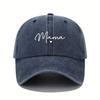 Mom loves patterned printed baseball caps, retro and fashionable women's dad hats, outdoor soft top sports hats