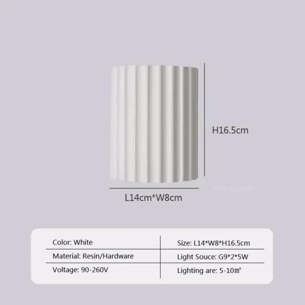 New Transform Your Home Decor with This Stylish, Modern LED Nordic Resin Wall Lamp for Your Bedroom. Enhance Your Space with Sop