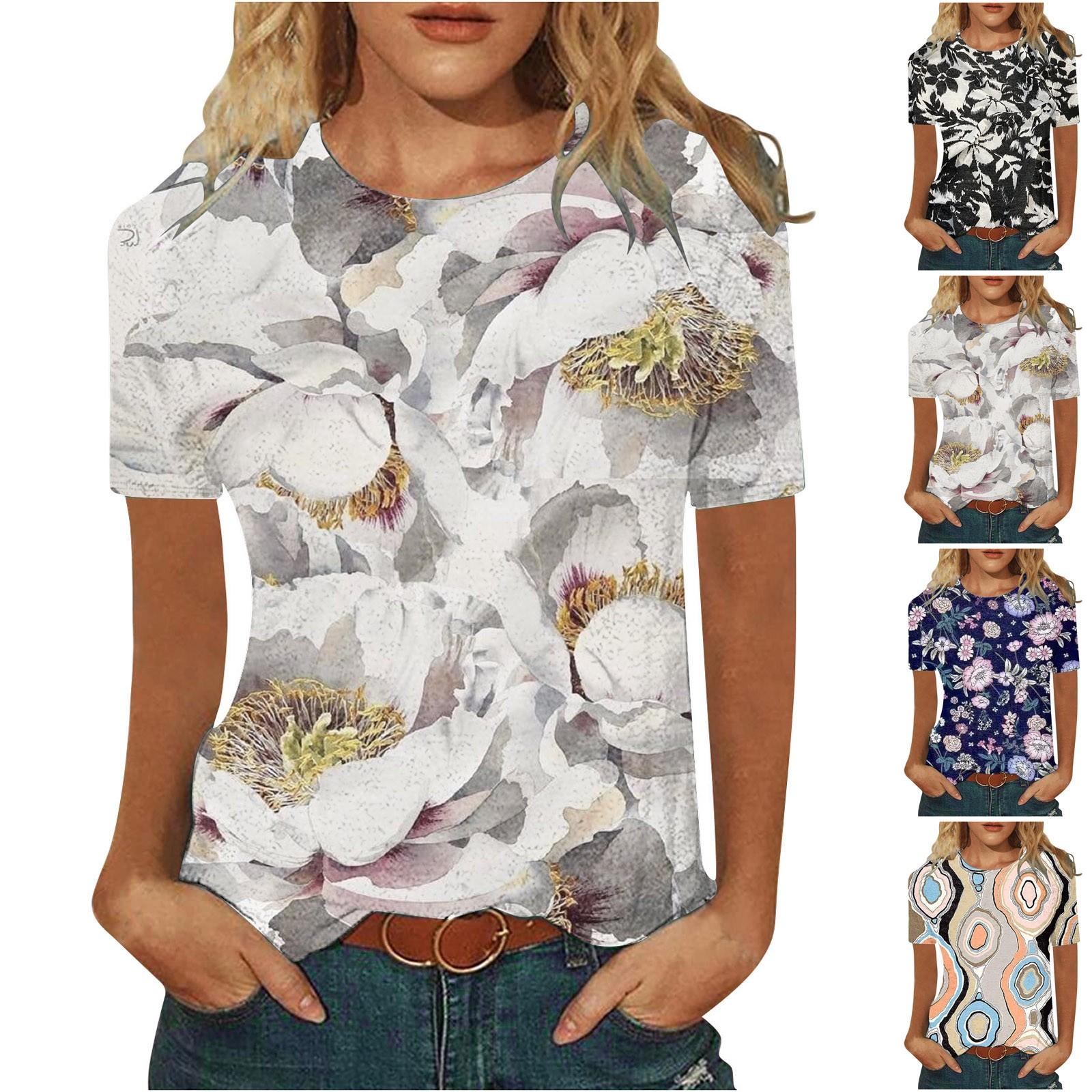 

Женская модная повседневная блузка с рукавами три четверти и круглым вырезом, пуловер