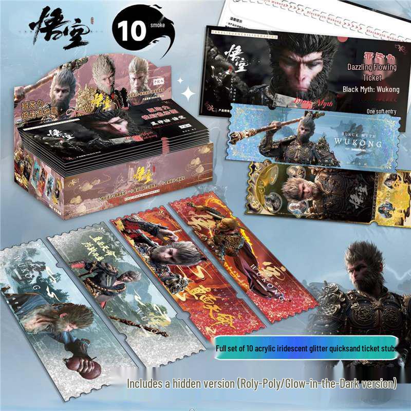 

Black Myth Wukong Фигурка Песок Слепой Бокс: Акриловый коллекционный песок Black Myth Wukong Blind Box Version