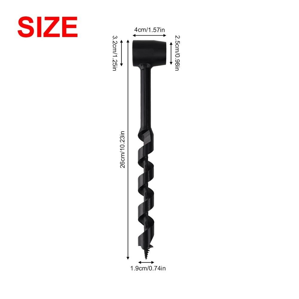 High Hardness Hand Auger Drill Black Color Wood Auger Drill Bit For Woodworking