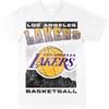 Philcos NBA Los Angeles Lakers Laker's Skyline Logo Solid White White T-Shirt
