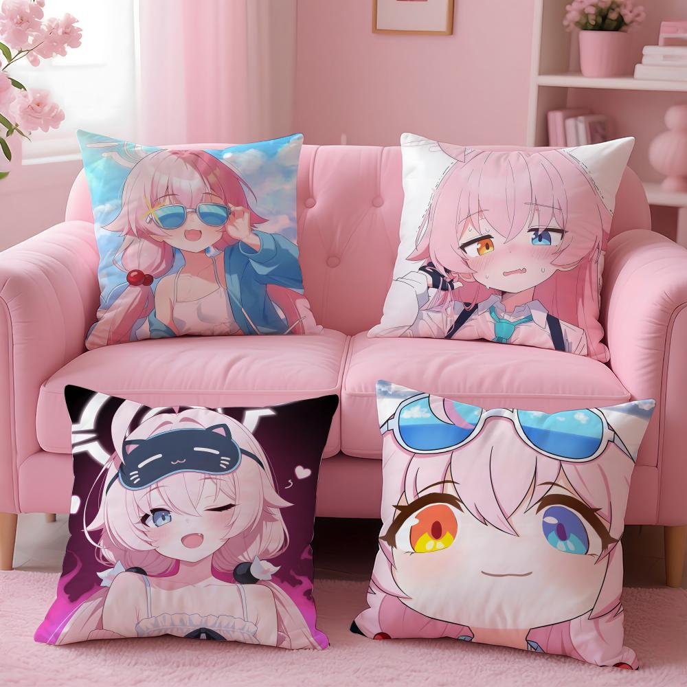 Game Takanashi Hoshino Cushion Cover Cushion Cover Set 4Pcs 50x50 45x45 40x40 Pillowcase Decorative Sofa Home Decor