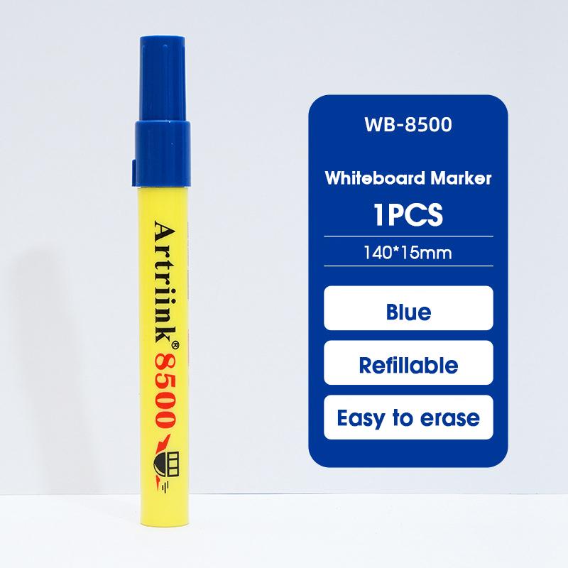 1pcs Whiteboard Marker Set,Erasable, Refillable,Safety,Non-Toxic,High Capacity,Office,Conferencing,Educational Items