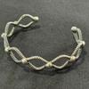 Used [High Quality] Silver 925 Engraved Punk Bangle Vintage Men's