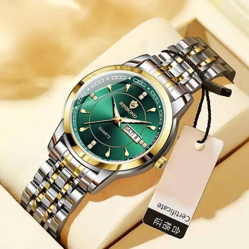 Fashion Ladies Quartz Wristwatch Luxury Stainless Steel Waterproof Women's Watch Luminous Women's Watches Original Clock