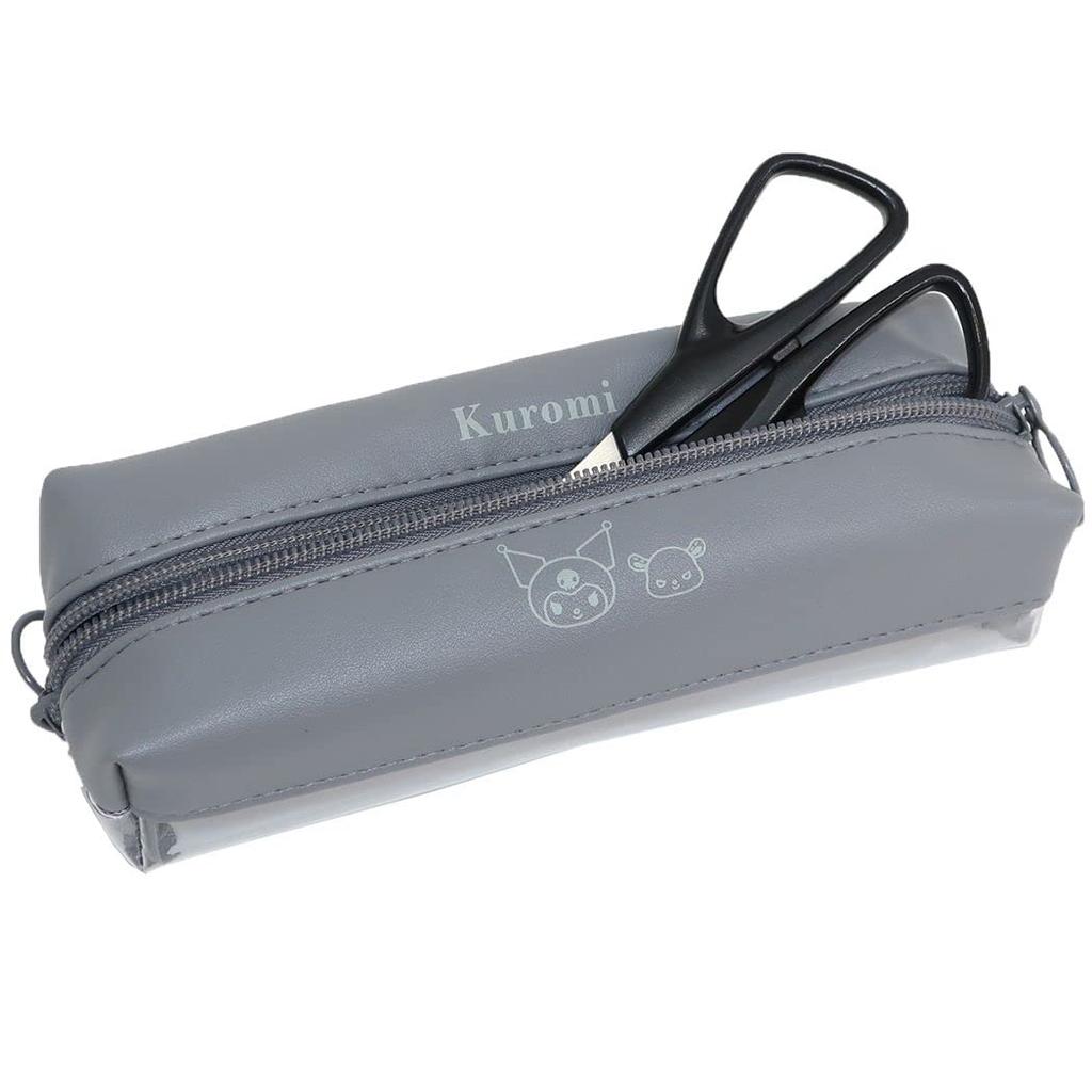 Kuromi Clear Pen Case 2-Room
