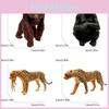Gorilla Leopard Cheetah Python Jungle Animal Action Figuresmodel For Gift Kids