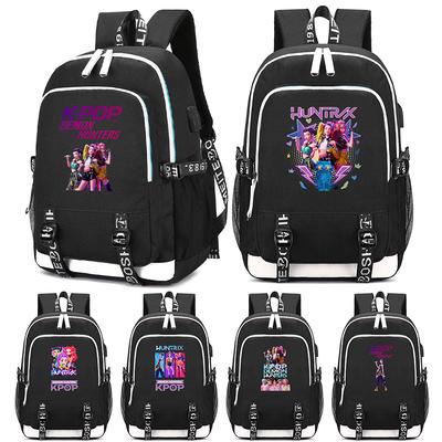 Anime Kpop Demon Hunters Printed Large Capacity Backpack for Teenger Student Girl Boy Schoolbag Bookbag Kid Gift Women Waterproof Travel Bag Mochila