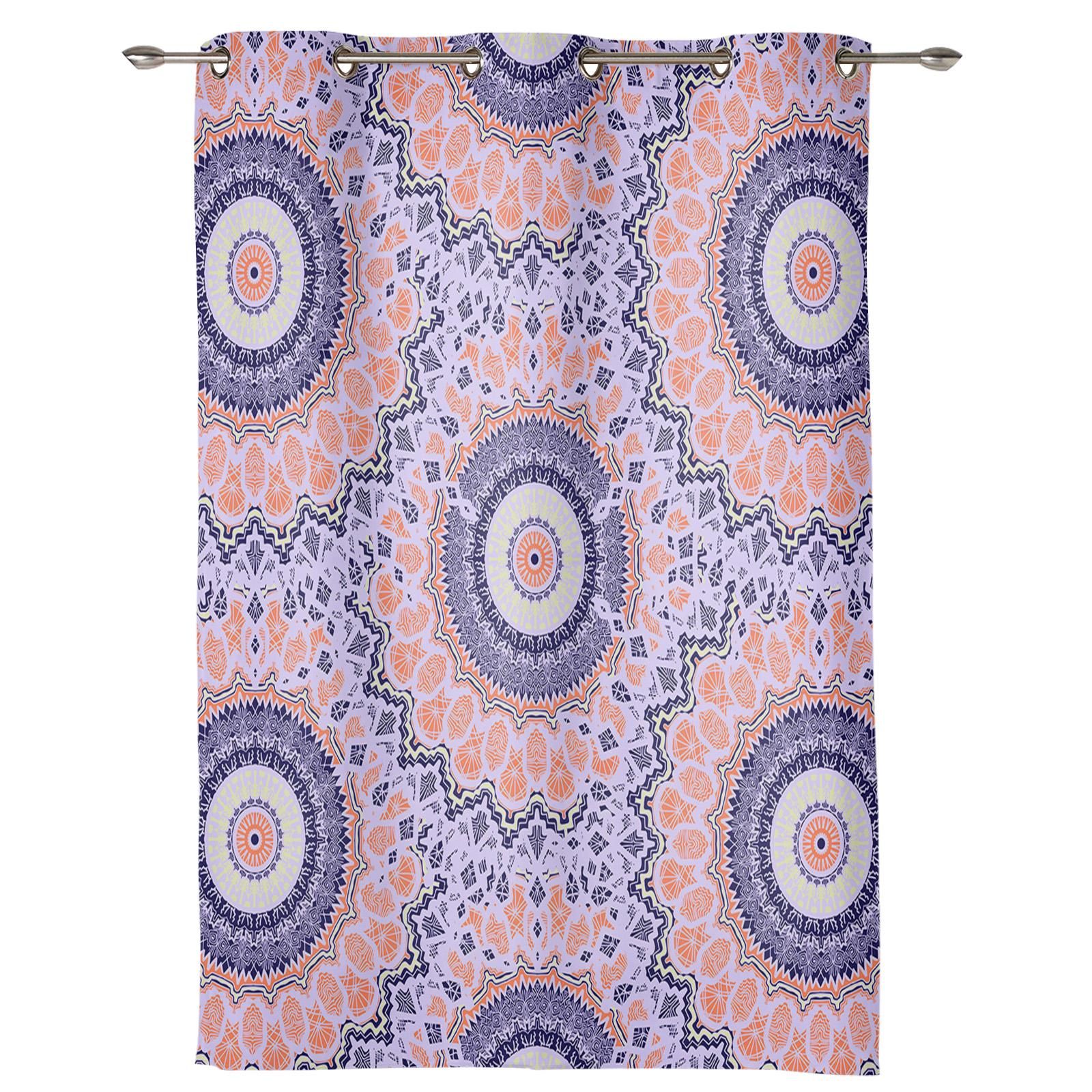 Ферма Осень Голубое Небо Белые Облака Деревья Деревенские Оконные Шторы Живописные Шторы — фото 11