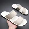 2025 Summer New Men's Slippers Fashion Soft Bottom Leather Surface Casual Slippers Outdoor Non Slip Beach Sandals Large Size