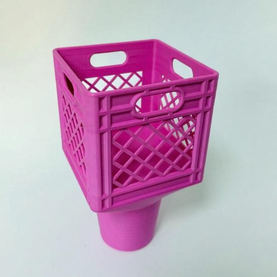 Car Cup Holder for Expander Square Milk Half Gallon Jug Classic Milk
