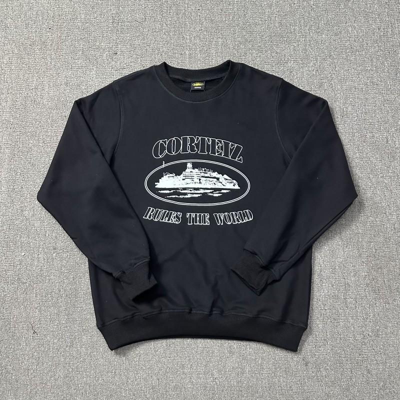 26 American Streetwear Graphic Print Crewneck Sweatshirt Loose Fit Teens