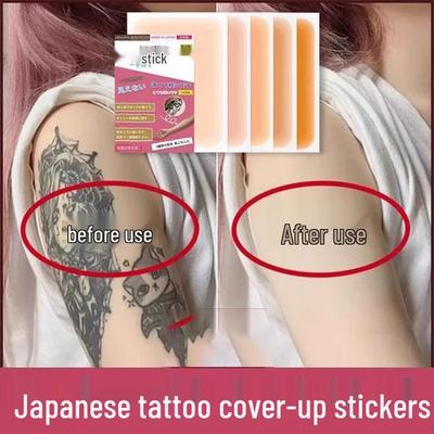 Invisible Tattoo & Scar Cover Patch - Waterproof Flesh-Colored Concealer for Birthmarks, Stretch Marks, Moles, and Vitiligo