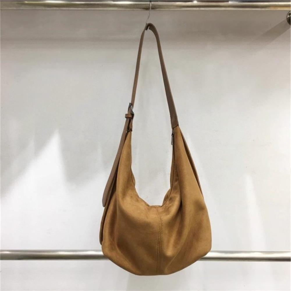Korean niche design large-capacity bag 2025 new retro casual shoulder messenger bag fashion tote bag women