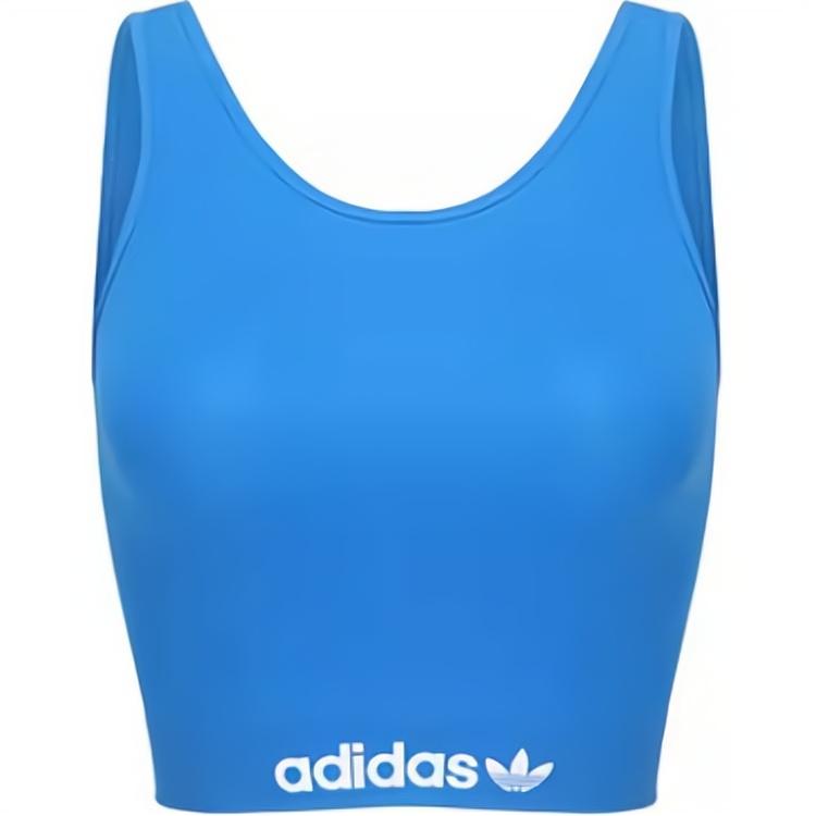 

Adidas Дышащая спортивная майка с буквенным принтом, женская, синяя 4A3H67-800 XS