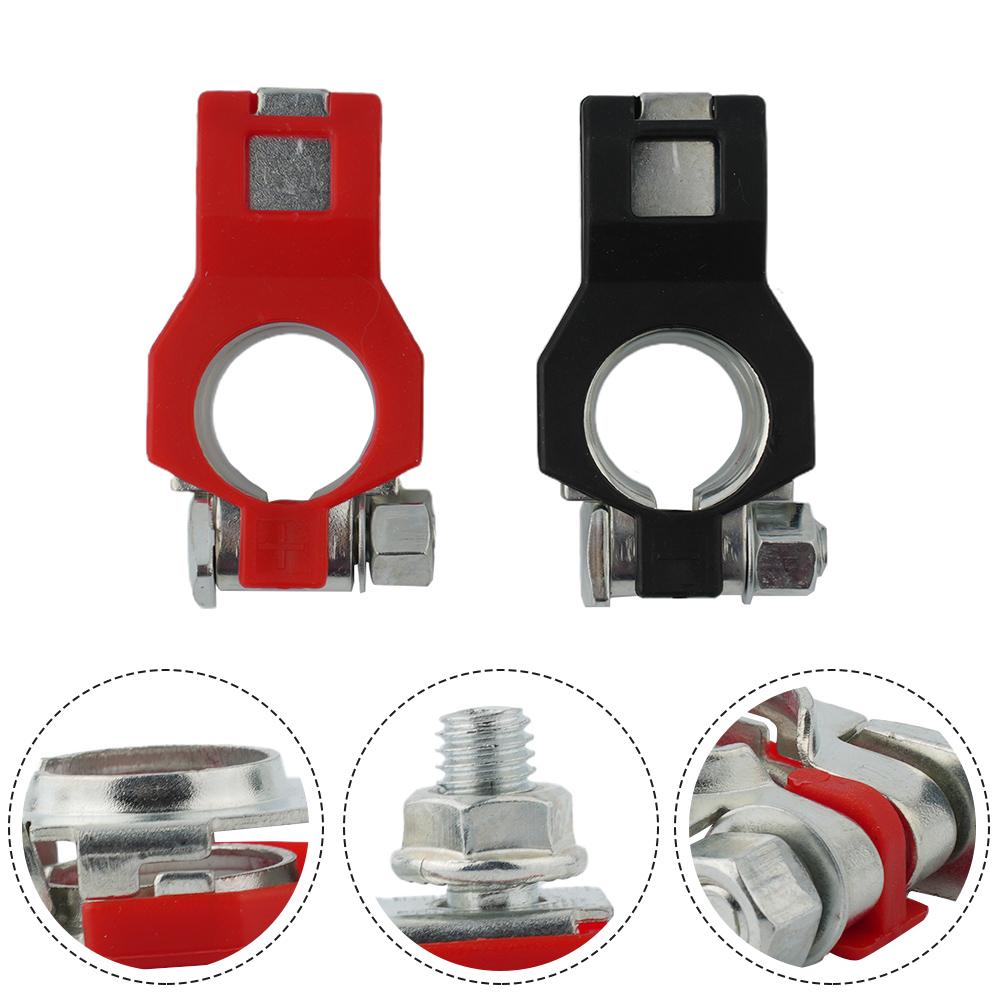 Trustworthy 2Pcs Automotive Battery Terminal Clamp for Steady Power Connection