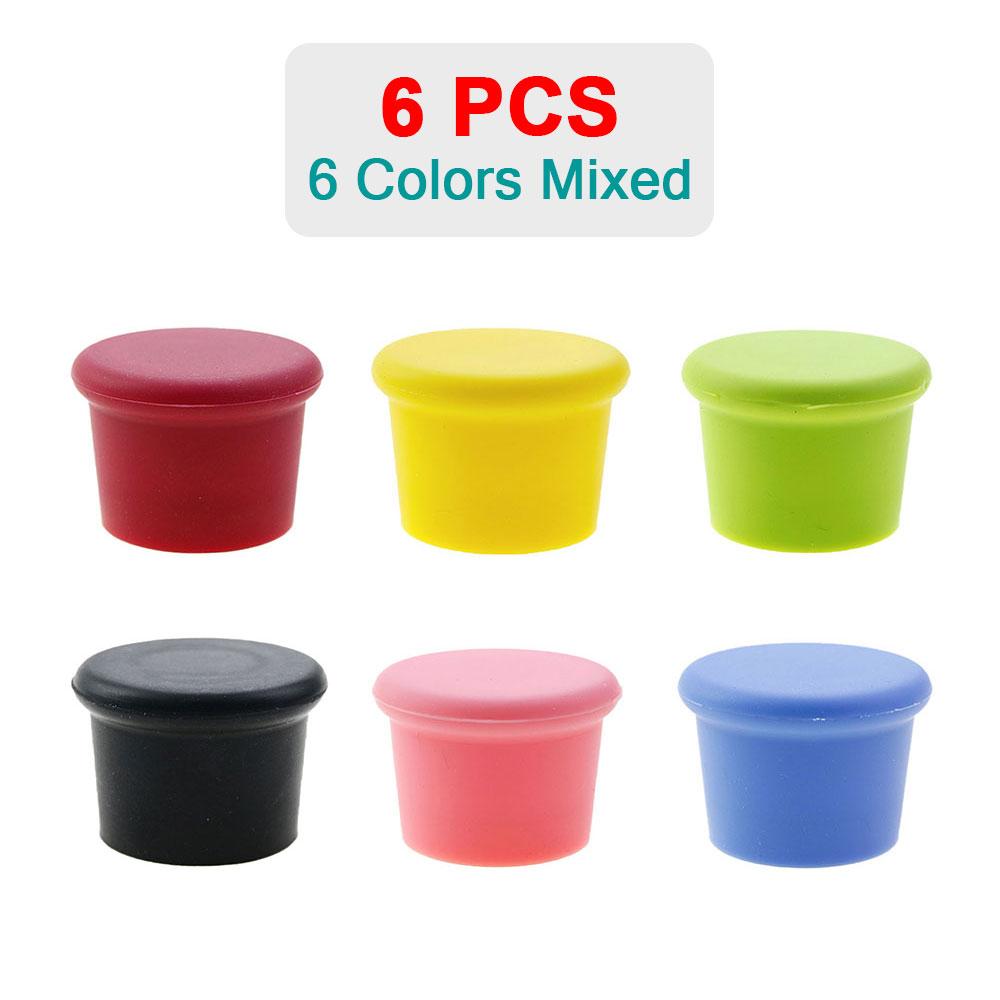 SW 12/6/3PCS Silicone Fresh-keeping Bottle Cap Soda Beer Sealed Caps Red Wine Stopper Vinegar Barware Soy Sauce Bottle Cover