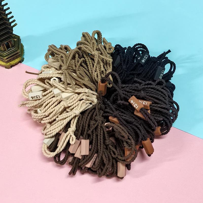 High Elastic Korean Style Hair Ties with Round Beads - Durable, Thickened Rubber Band Hair Accessories for Women