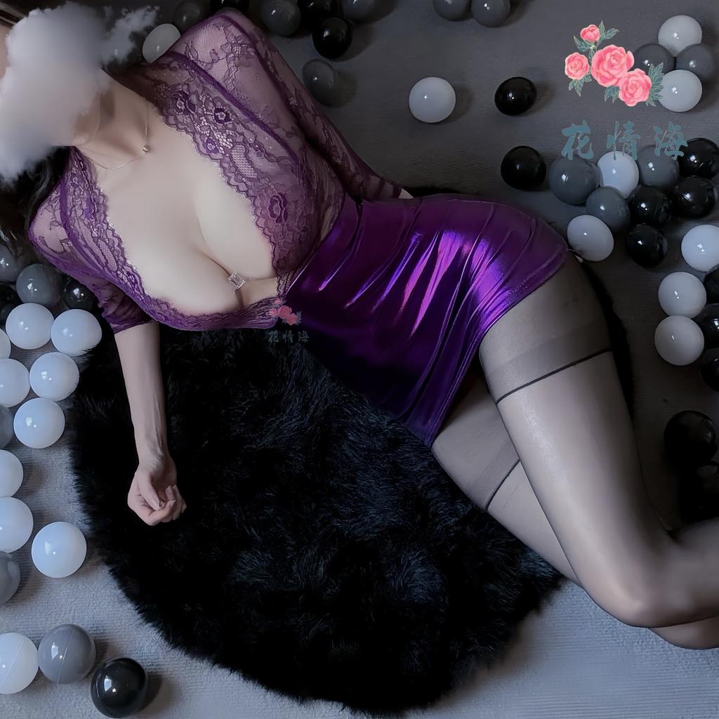 More Than Just Spring Night Love Clothes You Sexy Underwear Sexy Hot Dress Deep V Secretary Hip Skirt Leather Uniform Temptation