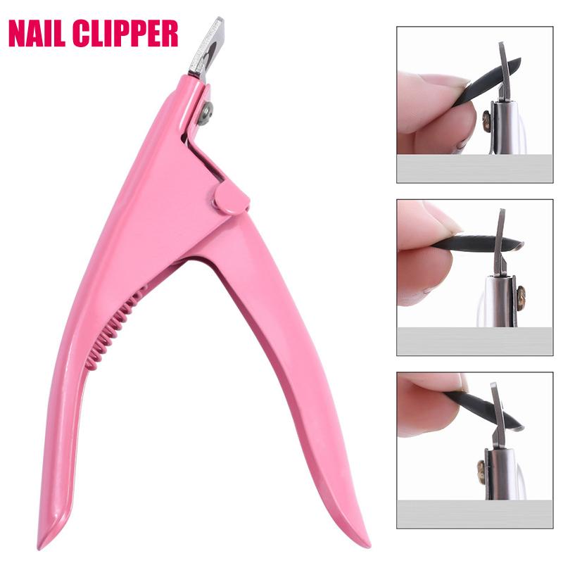 Nail Scissors Manicure False Tips Edge Cutter Art Clipper Durable Trimmer Tool
