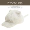 Women Baseball Hat Cartoon Kitten Ear Lovely Ear Fun Furry Hat for Idol Concert Shows Breathable Hat for Adults