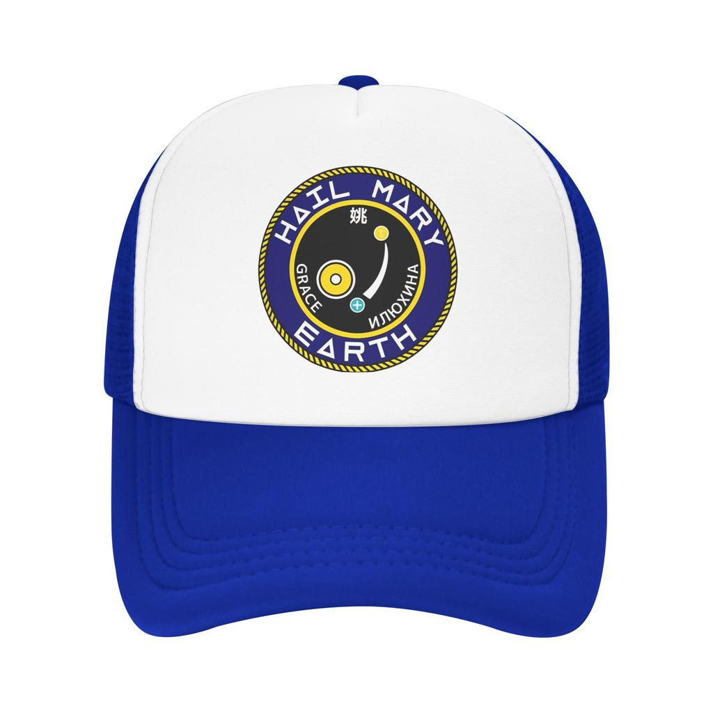 Project Hail Mary Missions-Aufnäher Trucker-Kappe Papa-Hut Sonnenkappen Sonnenkappen Atmungsaktive Snapback-Kappen Netz-Baseballkappen Sommer