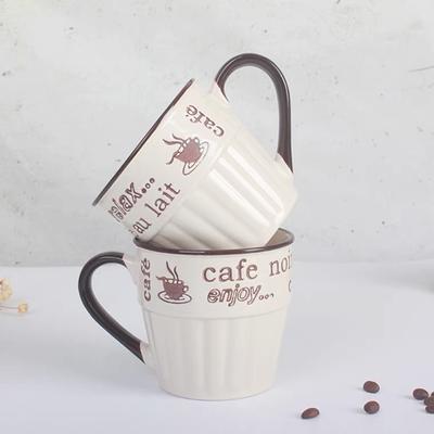 Tazza da cappuccino americana semplice Tazza da acqua semplice Tazza da caffè Tazza da colazione Tazza da latte Tè pomeridiano