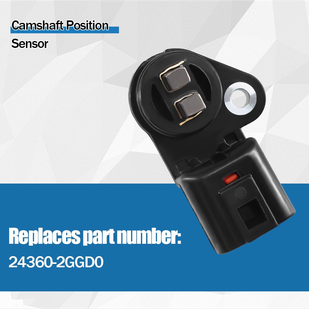 Camshaft Position Sensor 24360-2GGD0 Fits for Genesis G70 Hyundai Santa FE FE Sport Sonata Tucson Veloster N Kia Optima Sorento Sportage Stinger