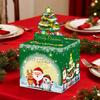 Christmas Money Box Pull-out Cash Gift Box DIY Holiday Money Gift Box with Transparent Bags Christmas Money Holder Pull Box for Kids Adults