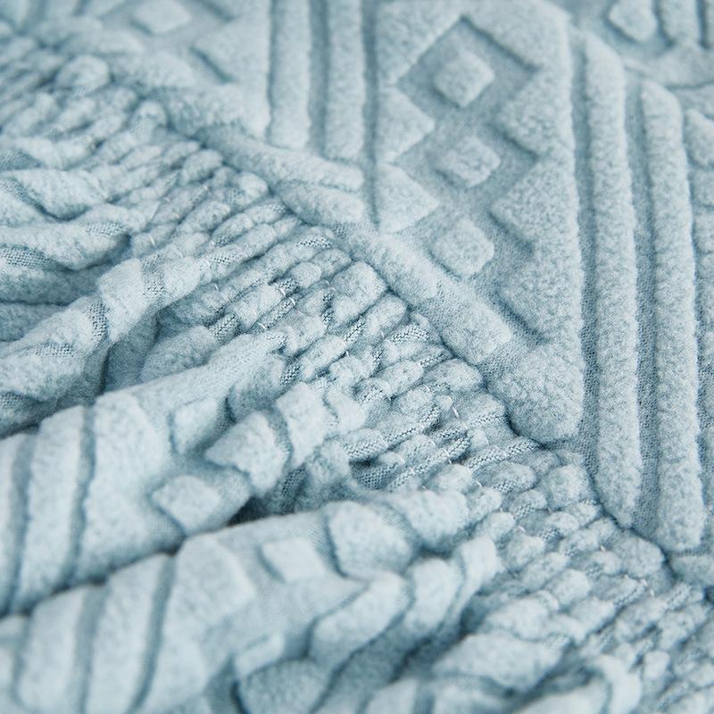 Kitchen Striped Chair Cover Luxurious Jacquard Chair Cover with Backrest Elastic Chair Protector Wedding and Christmas Decorations